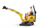 Preview: bworld JCB Mikrobagger 8010CTS und Bauarbeiter